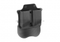 Preview: Polymer Double Pistol Mag Paddle Pouch - Frontline
