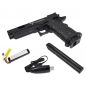 Preview: CM138 CYMA ELECTRIC PISTOL TTI JW3 COMBAT MASTER BLACK  0,5J