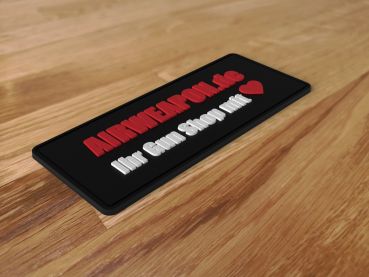 Rubber Patch "AIRWEAPON.de Ihr Gun Shop mit Herz"