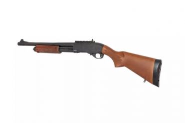 GOLDEN EAGLE PUMP ACTION GAS RIFLE LONG REAL WOOD black