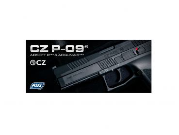 CZ P-09 inkl. Koffer Metallschlitten - schwarz