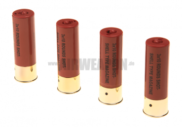 Shells M3 Shotgun 4pcs 30rds ASG M870