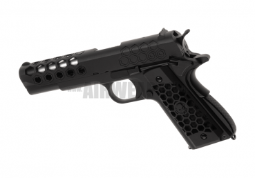 M1911 Hex Cut Full Metal GBB - Black | WE