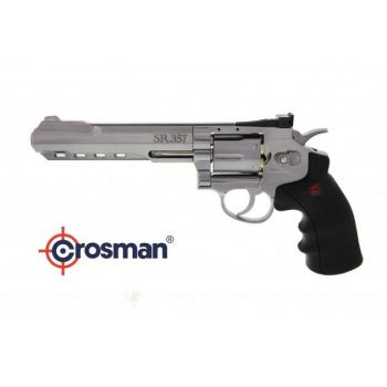 Crosman SR357 silber Co2 Revolver 4,5 mm Stahl BB´s