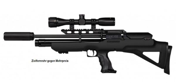 HW 100 BPK Pressluftgewehr Bullpup 4,5mm | 310mm Lauf mit Schalldämpfer