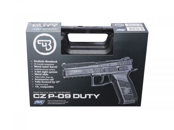 CZ P-09 inkl. Koffer Metallschlitten - schwarz