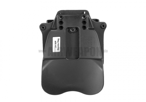 Polymer Double Pistol Mag Paddle Pouch - Frontline
