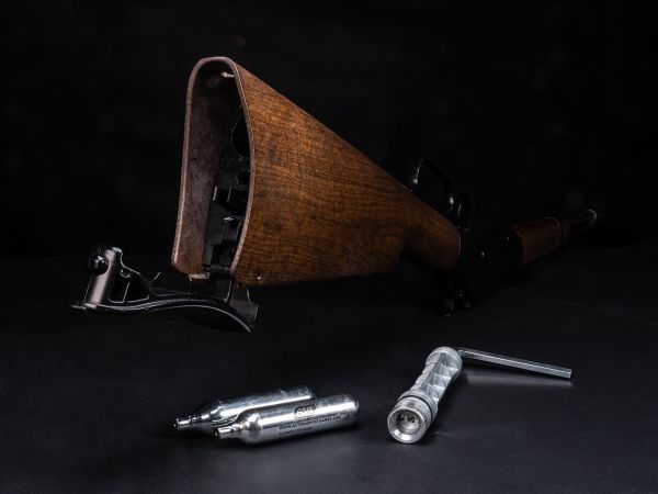 Barra 1866, Airgun, Pellet, black  4,5mm OHNE Hülsen