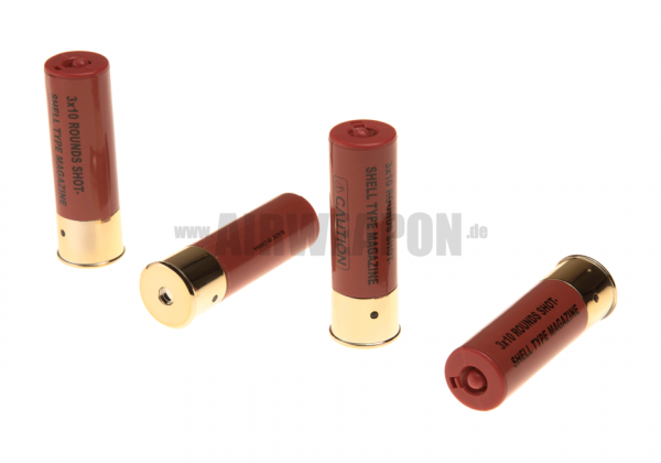 Shells M3 Shotgun 4pcs 30rds ASG M870