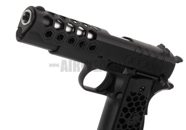 M1911 Hex Cut Full Metal GBB - Black | WE