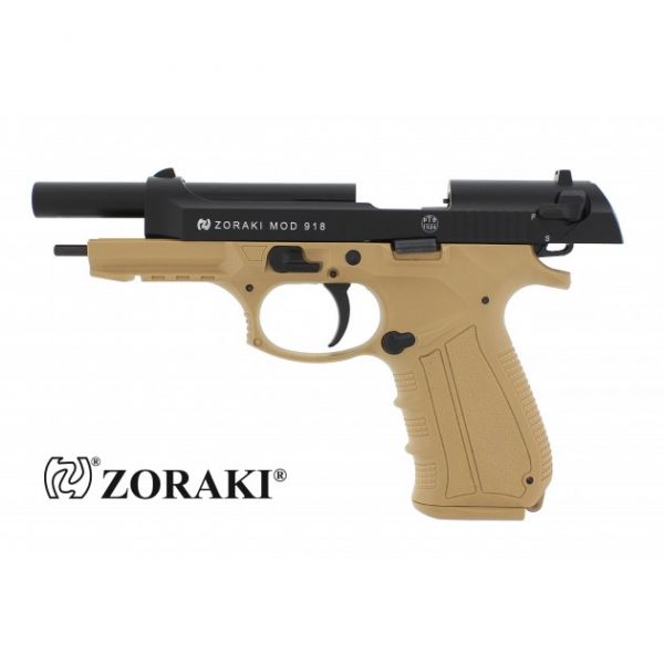 Zoraki 918 cal. 9 mm P.A.K. tan