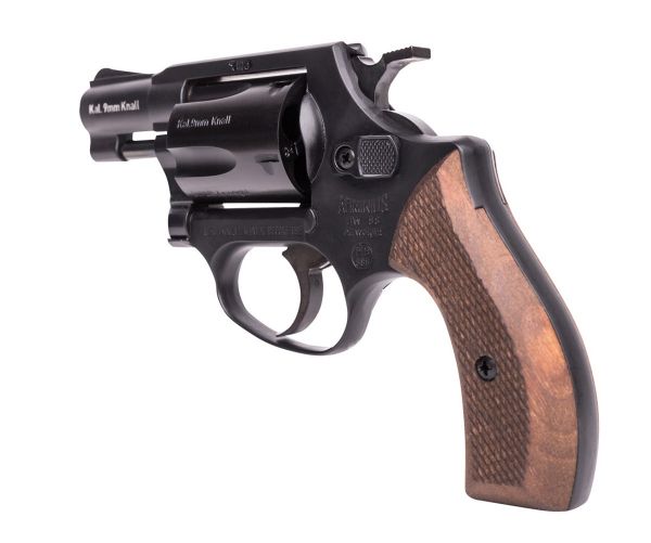 HW 88 Super Airweight Revolver Kal. 9mm  mit Holzgriff – Leicht und Handlich für den Selbstschutz -