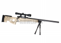 L96 Sniper Rifle Set Upgraded - Tan - Well