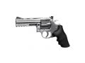 Dan Wesson 715 - 4"Revolver, silver 6mm BB
