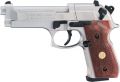 Beretta M 92 FS vernickelt/Holzgriff  Co² Vollmetall